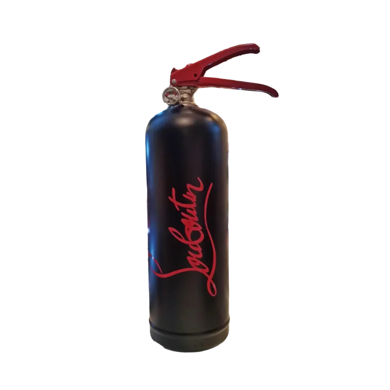 Extincteur "Louboutin" noir