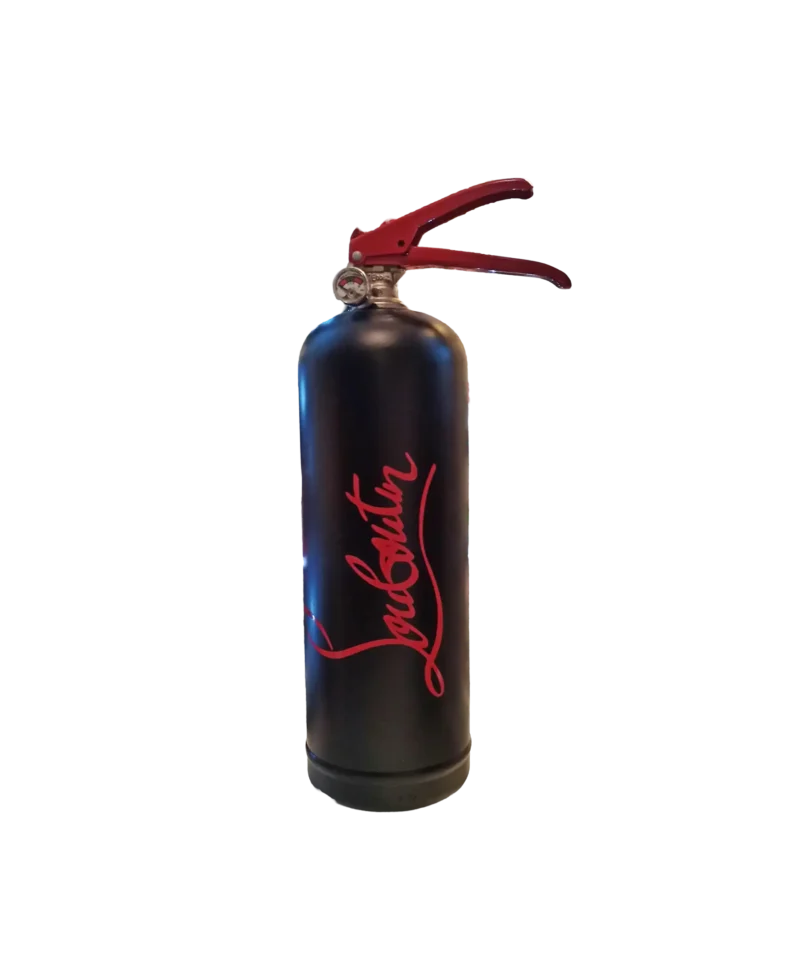 Extincteur "Louboutin" noir