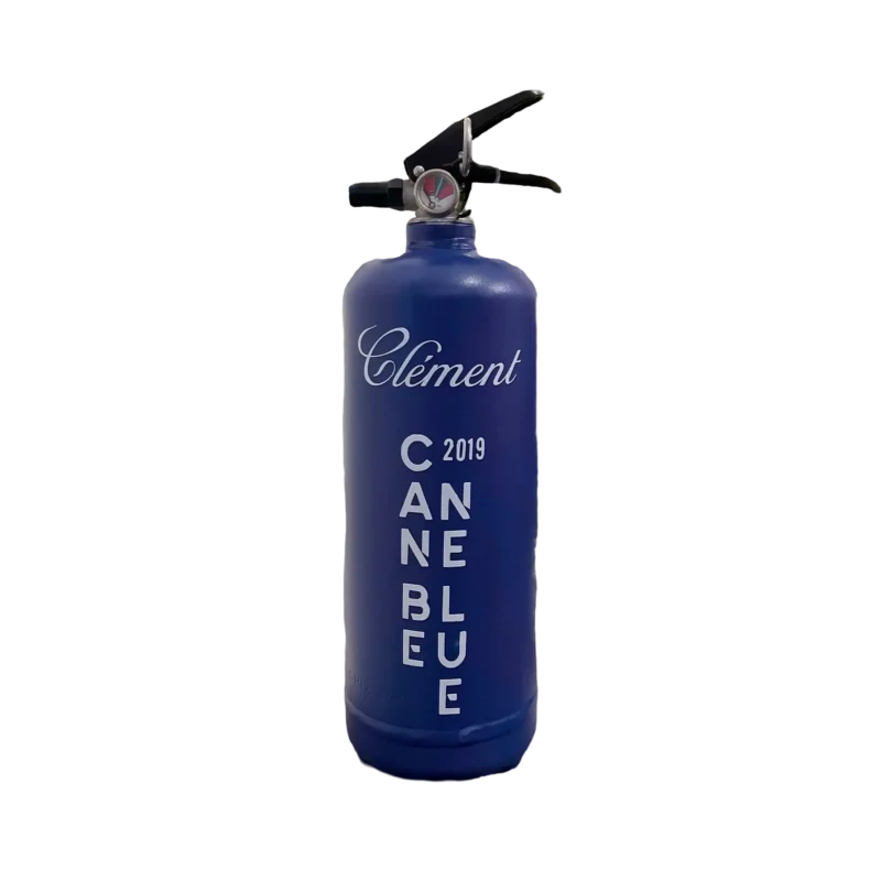Extincteur "Chanel" bleu