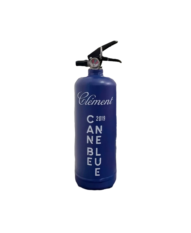 Extincteur "Chanel" bleu