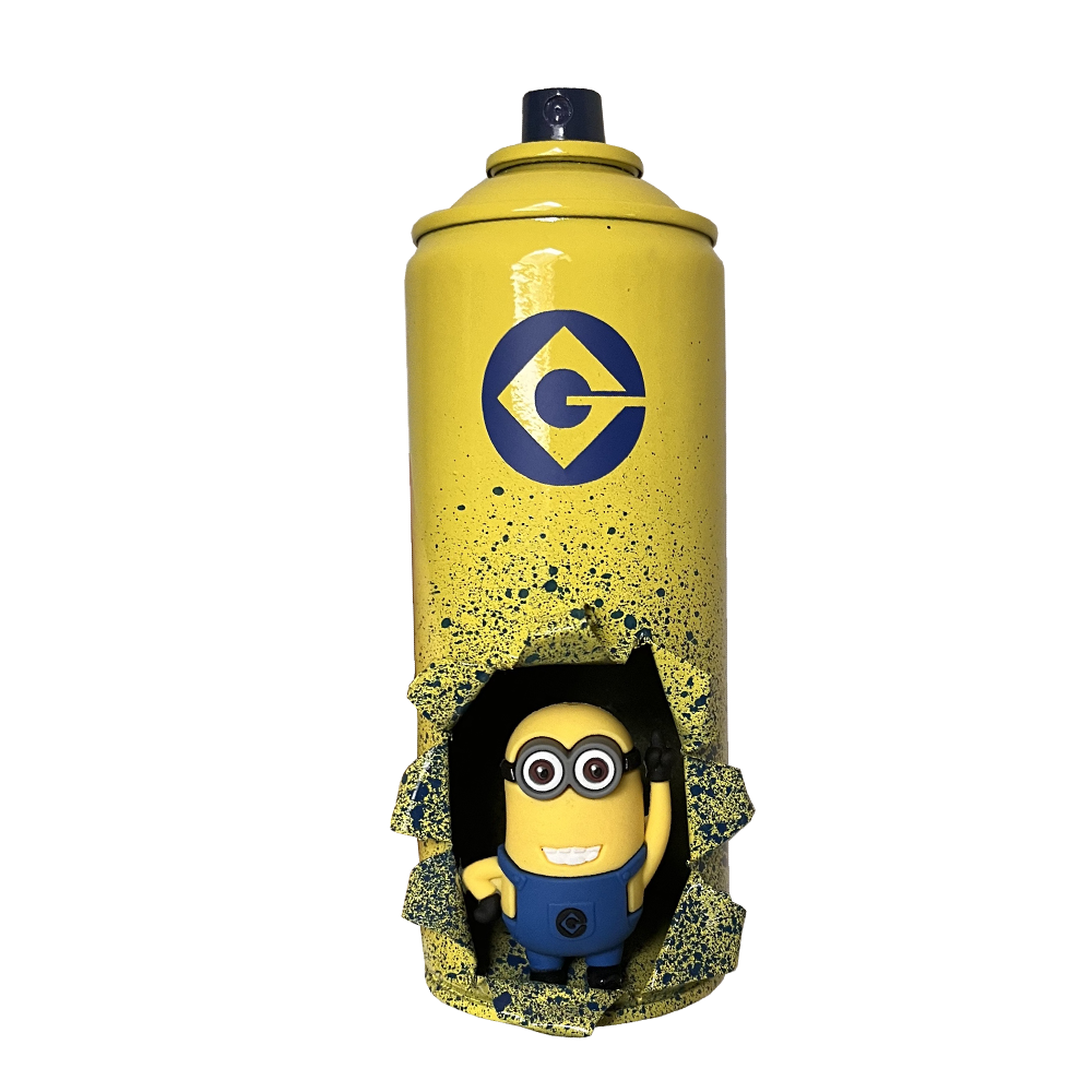 bombe aerosol minion cadeau noel 2025 35.00 euros