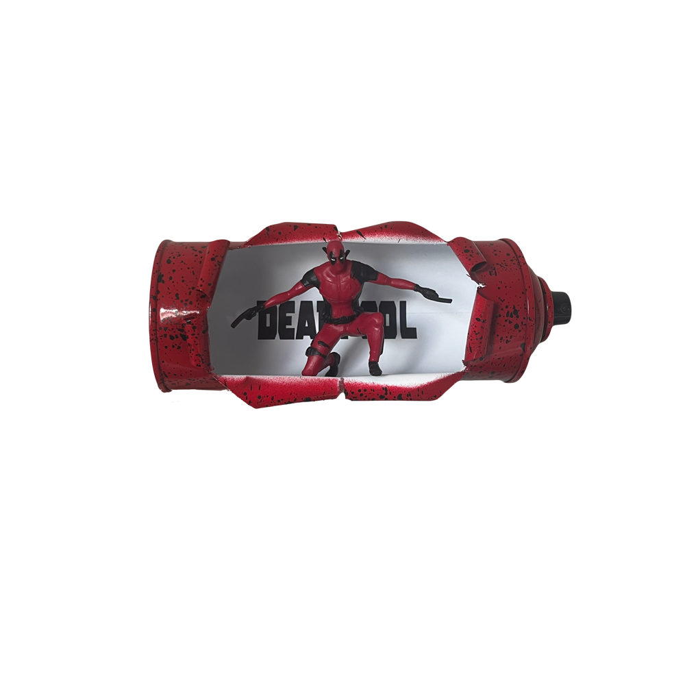 bombe aerosol deadpool cadeau noel 2025 35 euros